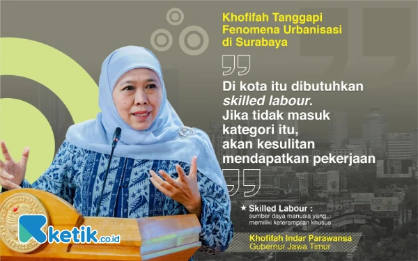 Thumbnail Berita - Khofifah: Datang ke Kota Butuh Skilled Labour
