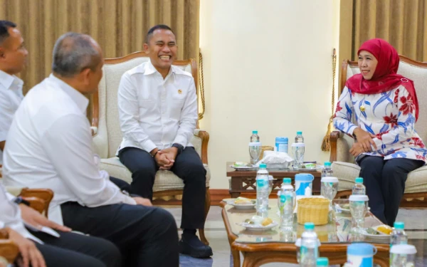 Bertemu Kepala BNPT, Gubernur Khofifah Tekankan Membangun Moderasi Beragama