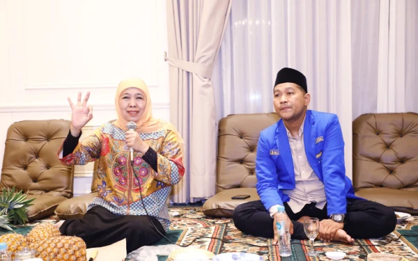Thumbnail Peringati Hari Lahir PMII, Gubernur Khofifah Kumpulkan Pimpinan Cipayung Plus