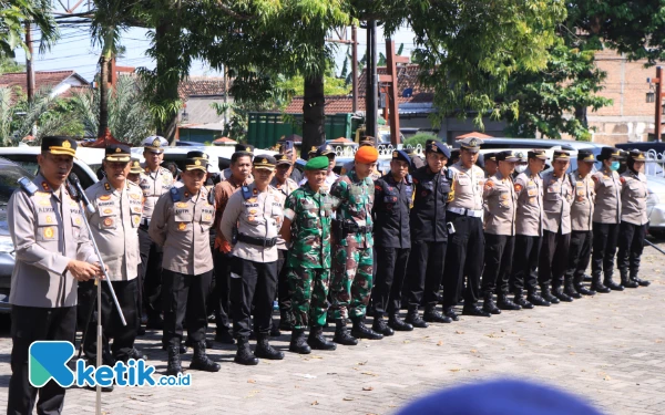 Thumbnail Berita - Antisipasi Gesekan, Polres Madiun Siagakan Ratusan Personel di Pengesahan Perguruan Silat
