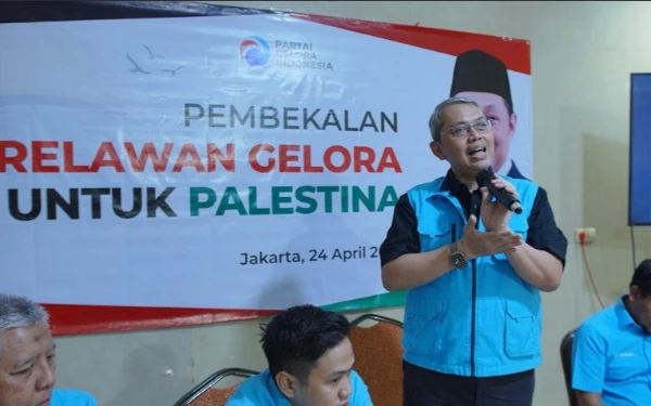 Thumbnail Berita - Partai Gelora Siapkan Relawan Trauma Healing Dukung Rencana Prabowo Evakuasi Warga Gaza ke Indonesia