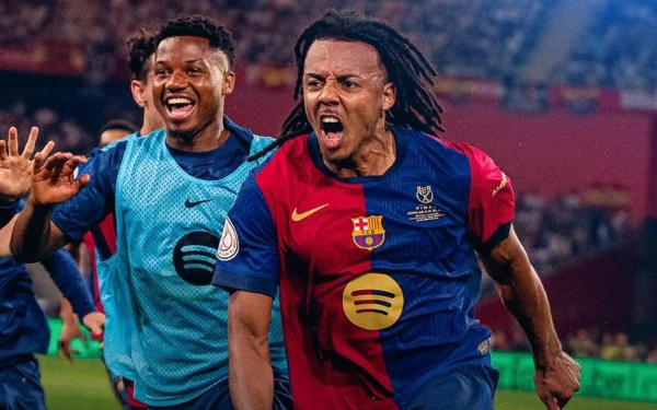 Thumbnail Barcelona Juara Copa Del Rey, Hans Flick: Saya Senang Tim Telah Bekerja Keras!