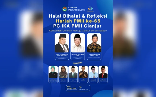 Halalbihalal IKA PMII Cianjur, Ikhtiar Menyatukan Kekuatan Alumni dan Kader