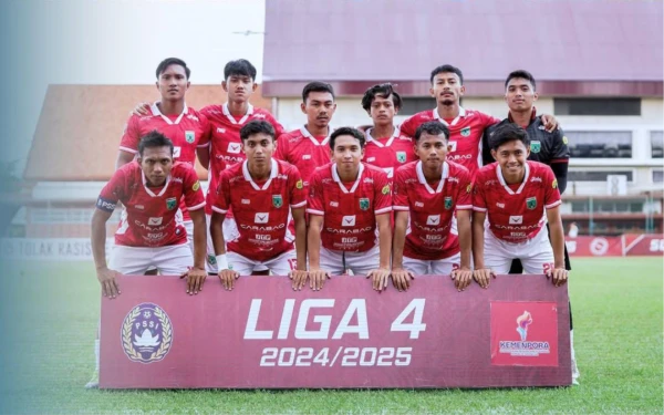 Thumbnail Berita - Persikoba Kota Batu Lolos ke Babak 16 Besar Liga 4 Nasional