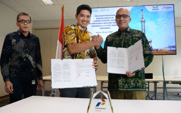 Thumbnail Berita - Pertamina Drilling dan NPS Energy Indonesia Teken MoU Kembangkan Teknologi Pengeboran Migas