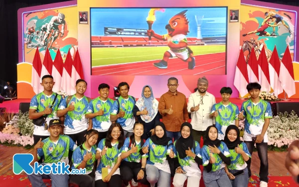 Thumbnail Berita - Saeba Si Elang Jawa Resmi Jadi Maskot Porprov IX Jatim di Kota Batu, Tuan Rumah Nyatakan Siap!