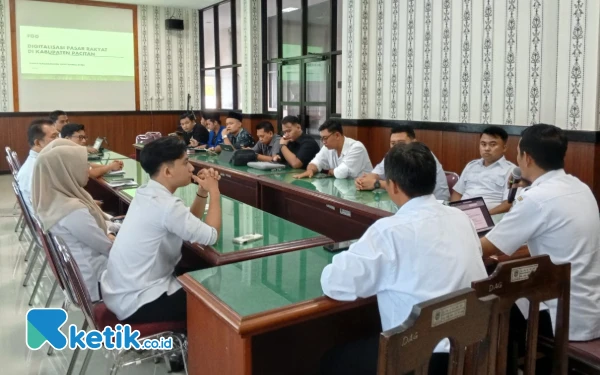 Pasar di Pacitan akan Bertransformasi Digital, Disdagnaker Bentuk Tim Khusus