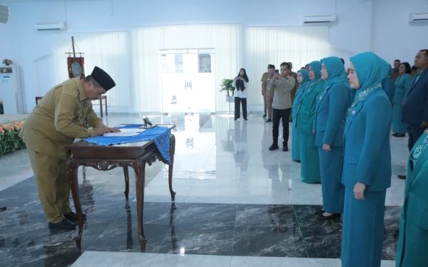 Thumbnail Berita - Bupati Asahan Lantik Pengurus TP PKK Kabupaten Asahan