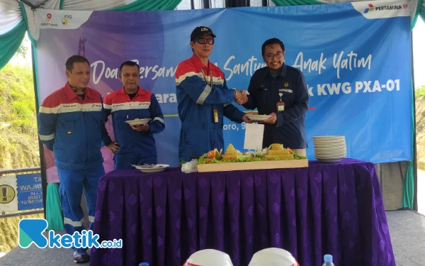 Pertamina EP Field Cepu Gelar Doa Bersama Dukung Tajak Sumur KWG PXA-01
