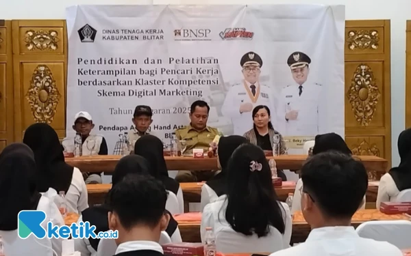 Thumbnail Berita - Disnaker Blitar Gelar Pelatihan Digital Marketing, Dorong Pencari Kerja Jadi Tenaga Siap Pakai