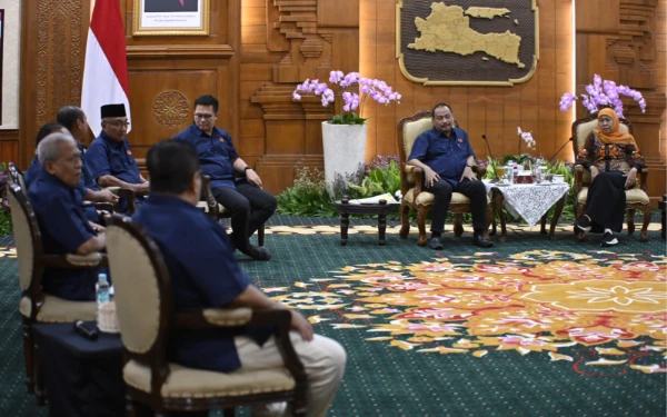 Thumbnail Persiapan Gelaran Porprov IX 2025 Mulai Rampung, KONI Jatim Libatkan Pengusaha Muda