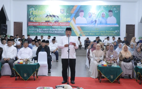 Lepas Jemaah Calon Haji, Bupati Asahan: Wajib Jadi Duta Akhlak dan Teladan Bangsa