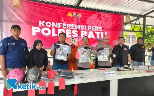 Thumbnail Berita - Dua Pencuri Komponen PJU di Kota Batu Diringkus