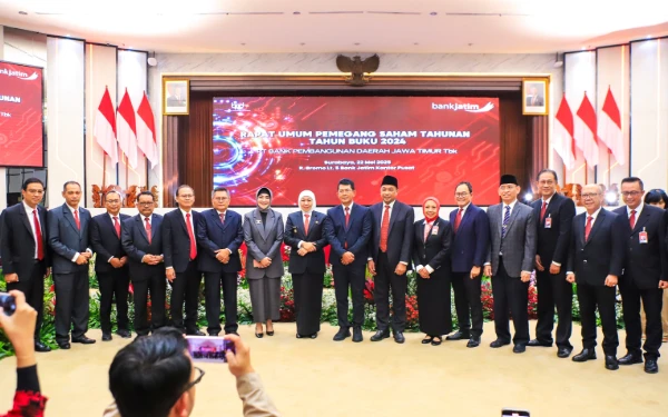 Thumbnail Bank Jatim Gelar RUPS Tahun 2024, Umumkan  Pergantian Susunan Pengurus