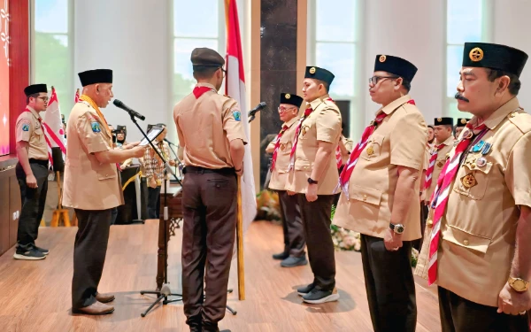 Thumbnail Lantik Bupati Pasuruan sebagai Kamabicab, Ketua Kwarda Jatim Dorong Anggota Pramuka Jadi Pelopor Inovasi