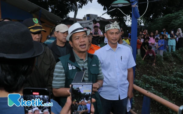 Thumbnail Berita - Gantikan Jembatan Apung Cijeruk, Pemkab Bandung Bakal Bangun Jembatan Permanen Leuwi Balem