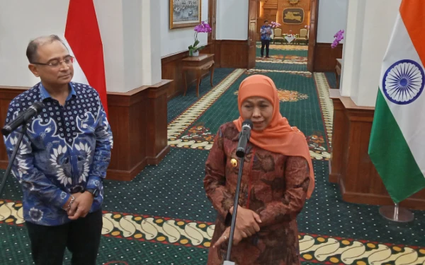 Dubes India Puji Khofifah, Gubernur Jatim Komitmen Penguatan Kerja Sama
