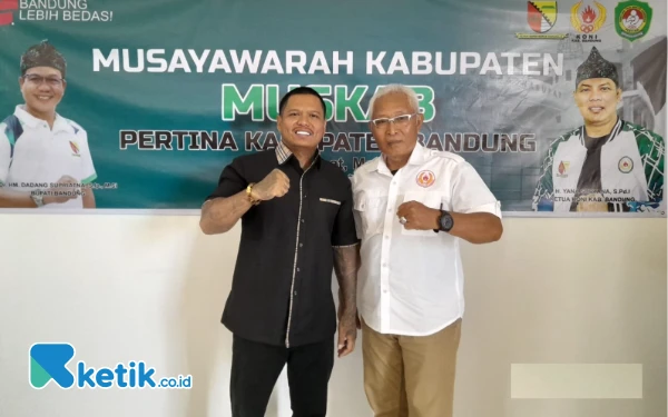 Terpilih Aklamasi Jadi Ketua Pertina Kabupaten Bandung, Krisna Alamsyah Targetkan Raih Medali Emas di Porprov Jabar 2026