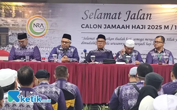 NRA Group Berangkatkan Jemaah Haji 2025, Tangis Haru Pecah di Bandara Soetta