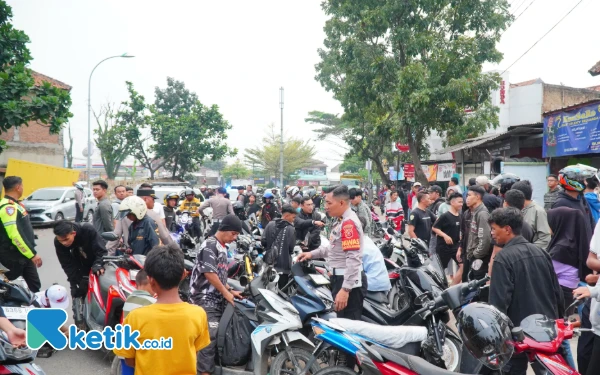 Thumbnail Berita - Puluhan Knalpot Brong Dirazia Polresta Bandung