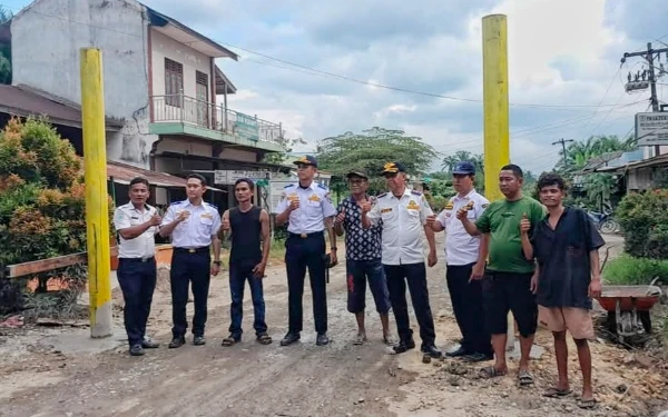 Polres Labuhanbatu Kumpulkan Bukti Terkait Perusakan Portal Simpang HSJ