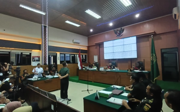 Thumbnail Berita - Dakwaan Pembunuhan Berencana, Kopda Bazarsah Hadapi Ancaman Hukuman Mati