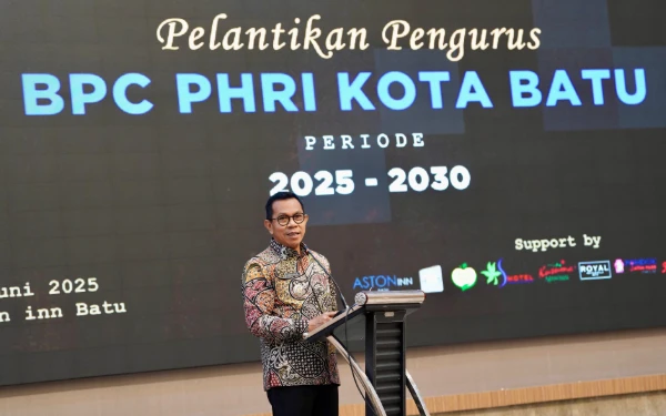 Thumbnail Berita - Wali Kota Batu Ajak PHRI Berperan Lebih Aktif Wujudkan Pariwisata Berkelanjutan