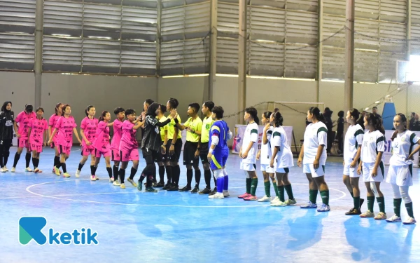Thumbnail Berita - Tim Futsal Putri Kota Batu Mulai Tampil Impresif di Porprov IX Jatim   ‎