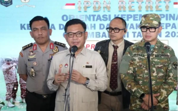 Thumbnail Berita - Gubernur Lemhannas Angkat Isu Dinamika Geopolitik Global di Retret Kepala Daerah Gelombang II