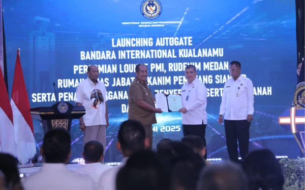 Bupati Asahan Hadiri Peresmian Fasilitas Keimigrasian di Bandara Kualanamu