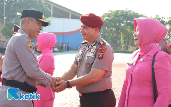 382 Personel Polda Aceh Naik Pangkat