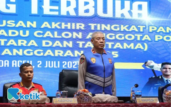 Wakapolda Aceh Pimpin Sidang Kelulusan Calon Akpol, Bintara, dan Tamtama Tahun 2025