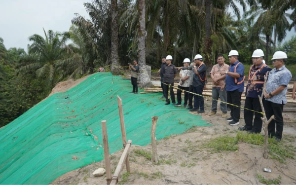 Gerak Cepat! Bupati Asahan Tinjau Jalan Longsor dan Progres Perbaikan Infrastruktur di Kecamatan BP Mandoge