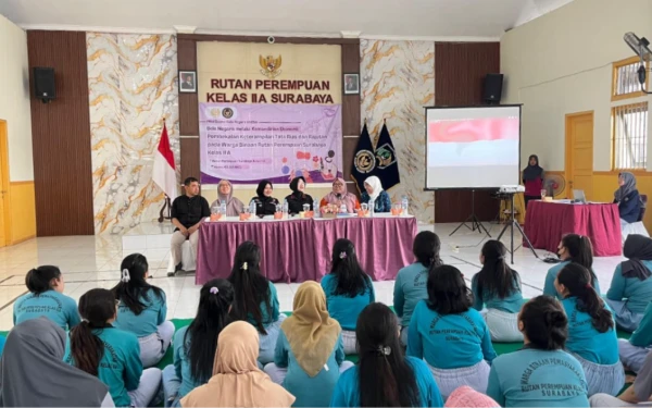 Dosen Fisipol Unesa Latih Warga Binaan Rutan Porong Mahir Tata Rias dan Rajut