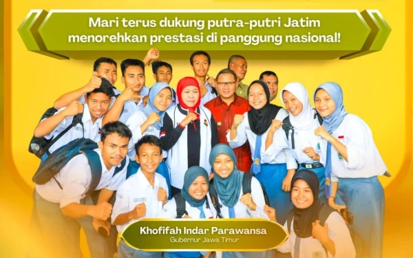 Siswa Jawa Timur Kuasai Peringkat Nasional dengan 5.098 Medali, Khofifah: Bukti Talenta Muda Jatim Kompetitif