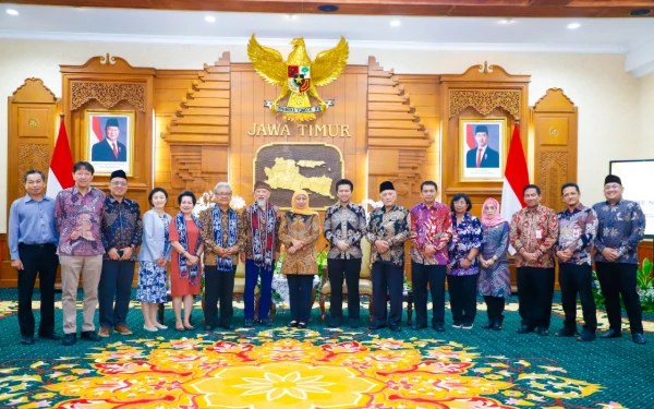 Thumbnail Berita - Gubernur Khofifah dan Nippon Foundation Bahas Kolaborasi Wujudkan Jatim Bebas Kusta