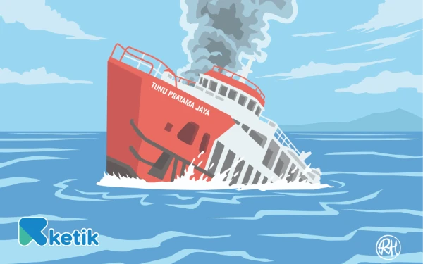 Thumbnail Berita - Bukan Sekadar Cuaca: Tragedi KMP Tunu Pratama Jaya Bukti Bobroknya Sistem Keselamatan Laut