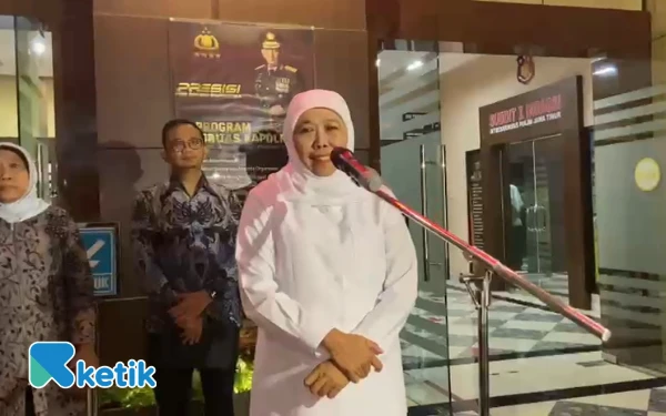 BREAKING NEWS! Ini Klarifikasi Khofifah Usai Beri Keterangan sebagai Saksi Kasus Dana Hibah