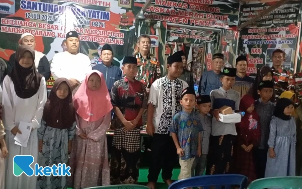 Thumbnail Laskar Merah Putih Pemalang Gelar Santunan Anak Yatim Sambut Muharram 1447 H
