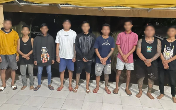 Thumbnail Tawuran di Biliar Royal Shoot Bitung, 14 Orang Diamankan Polisi