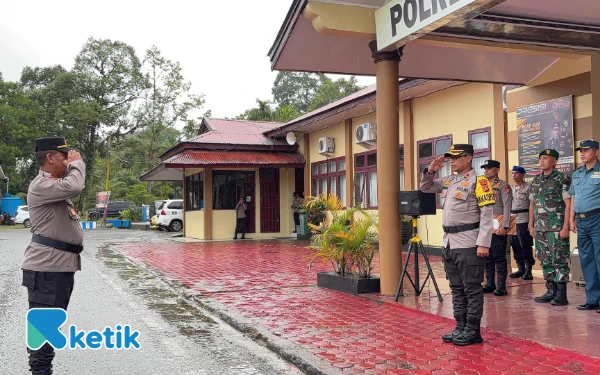 Polres Simeulue Gelar Apel Pasukan Operasi Patuh Seulawah 2025