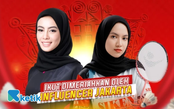 Influencer Silvi Wulandari dan Zahra Arulia Ramaikan Kejuaraan Bulu Tangkis Kapolda Aceh Cup 2025