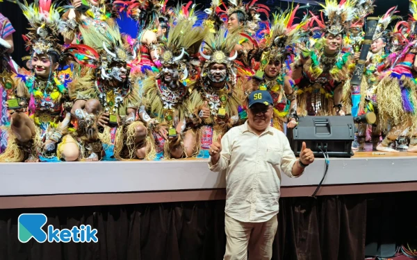 Thumbnail Berita - Fantastic! Sanggar Tari Mbilin Kayam Raja Ampat Binaan PT Gag Nikel Masuk Kategori Gold di Asia Arst Festival
