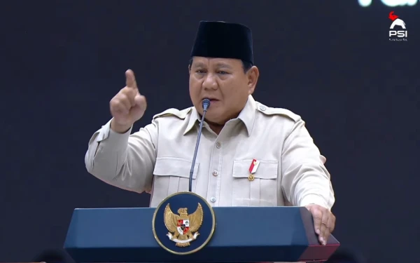 Hadiri Penutupan Kongres PSI di Solo, Presiden Prabowo Ngaku Emosional