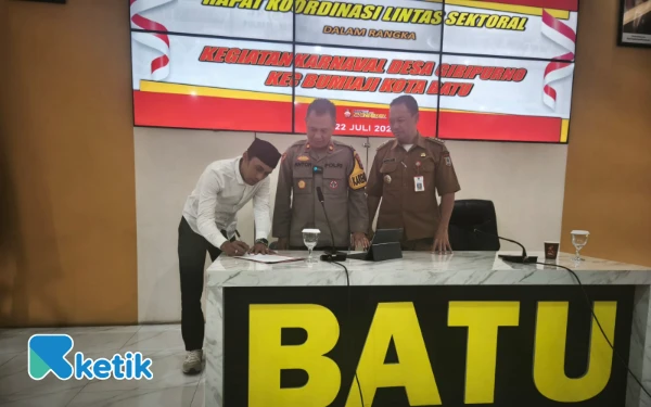 Thumbnail Berita - ‎Panitia Karnaval Desa Giripurno Kota Batu Sepakat Lakukan Pembatasan Sound Horeg   ‎