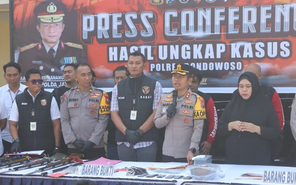 Dua Pelaku Curanmor Dibekuk, Polres Bondowoso Bongkar 7 Lokasi Kejahatan