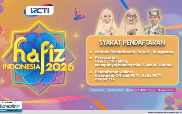 Thumbnail Berita - Audisi Hafiz Indonesia 2026 Kembali Dibuka, Begini Tata Cara Pendaftarannya