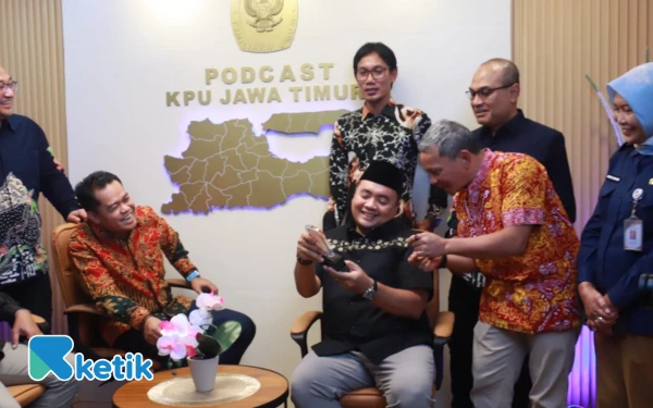 KPU Jatim Luncurkan Podcast, Ketua KPU RI: Saya Harap Daerah Lain Mencontoh