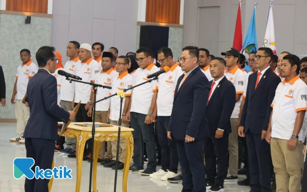 [FOTO] Pelantikan Ketua dan Pengurus KONI Halmahera Selatan