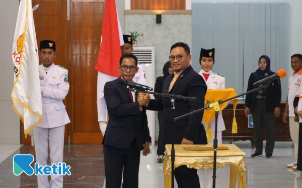 Thumbnail Berita - Iksan Kalesaran Resmi Pimpin KONI Halmahera Selatan